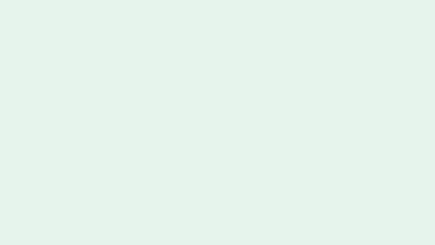Minimalist pale mint green solid color background image.