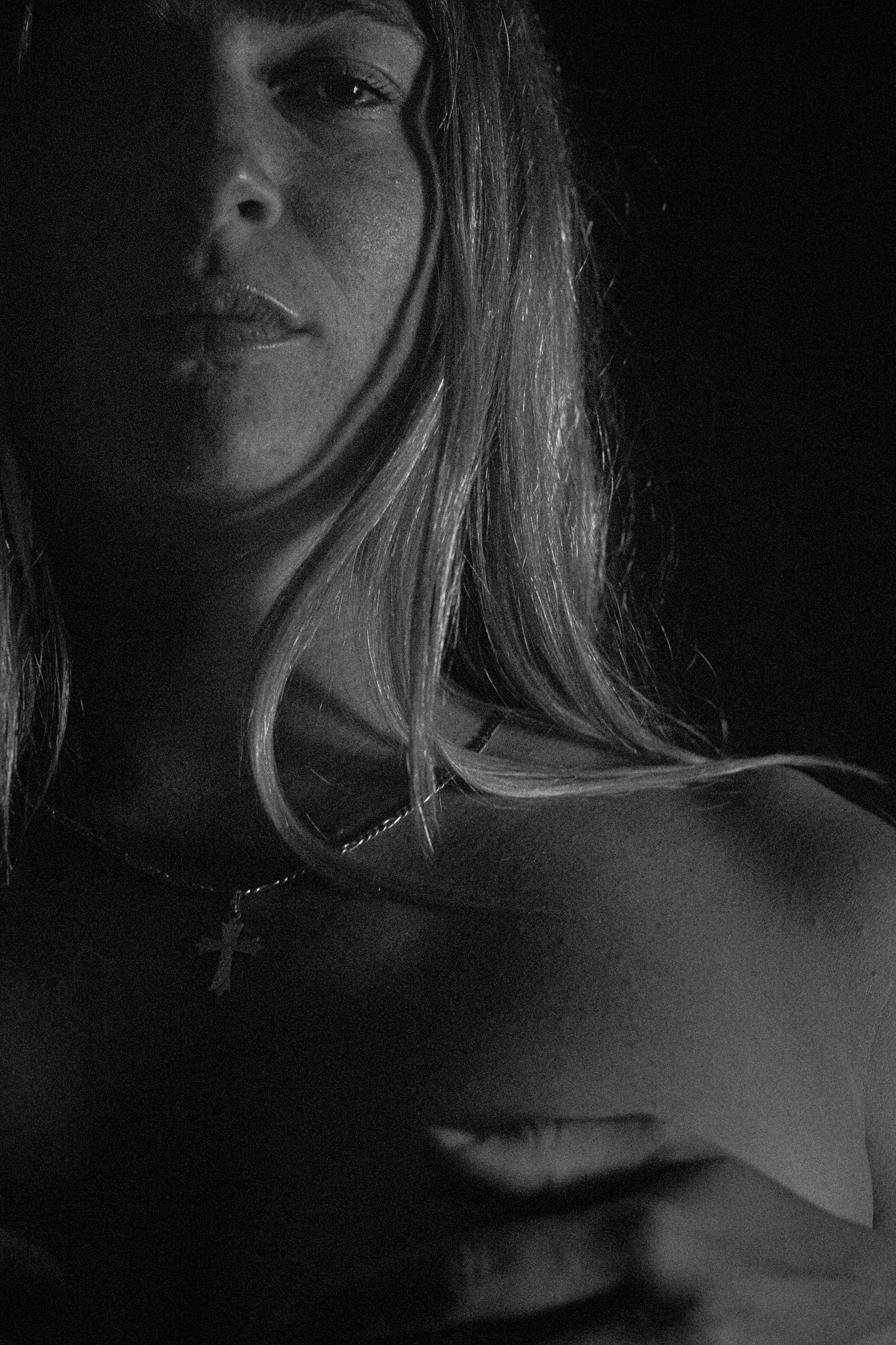Close up of woman
