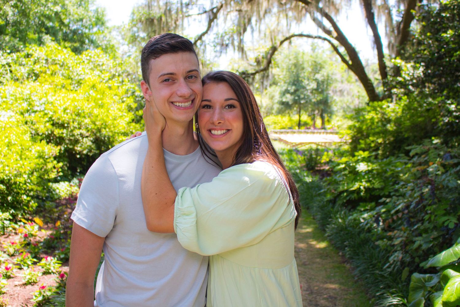 Couple posing