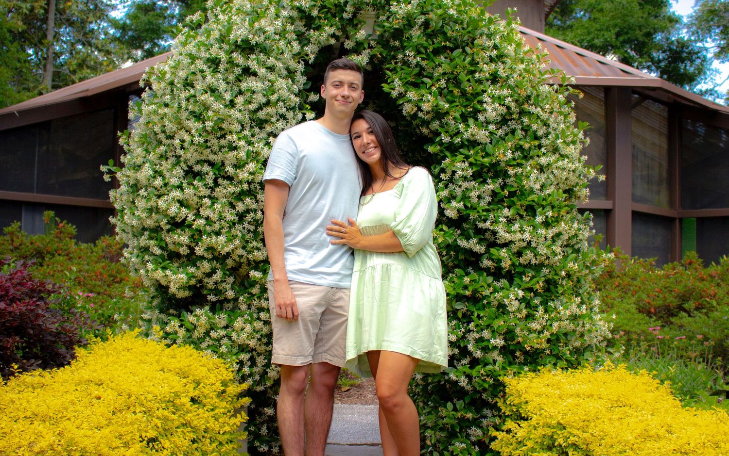 Couple posing