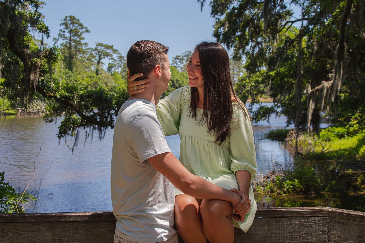 Couple posing