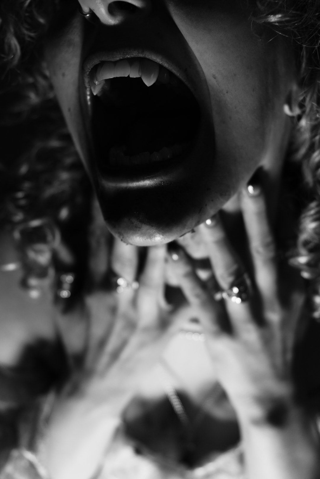 Vampire screaming