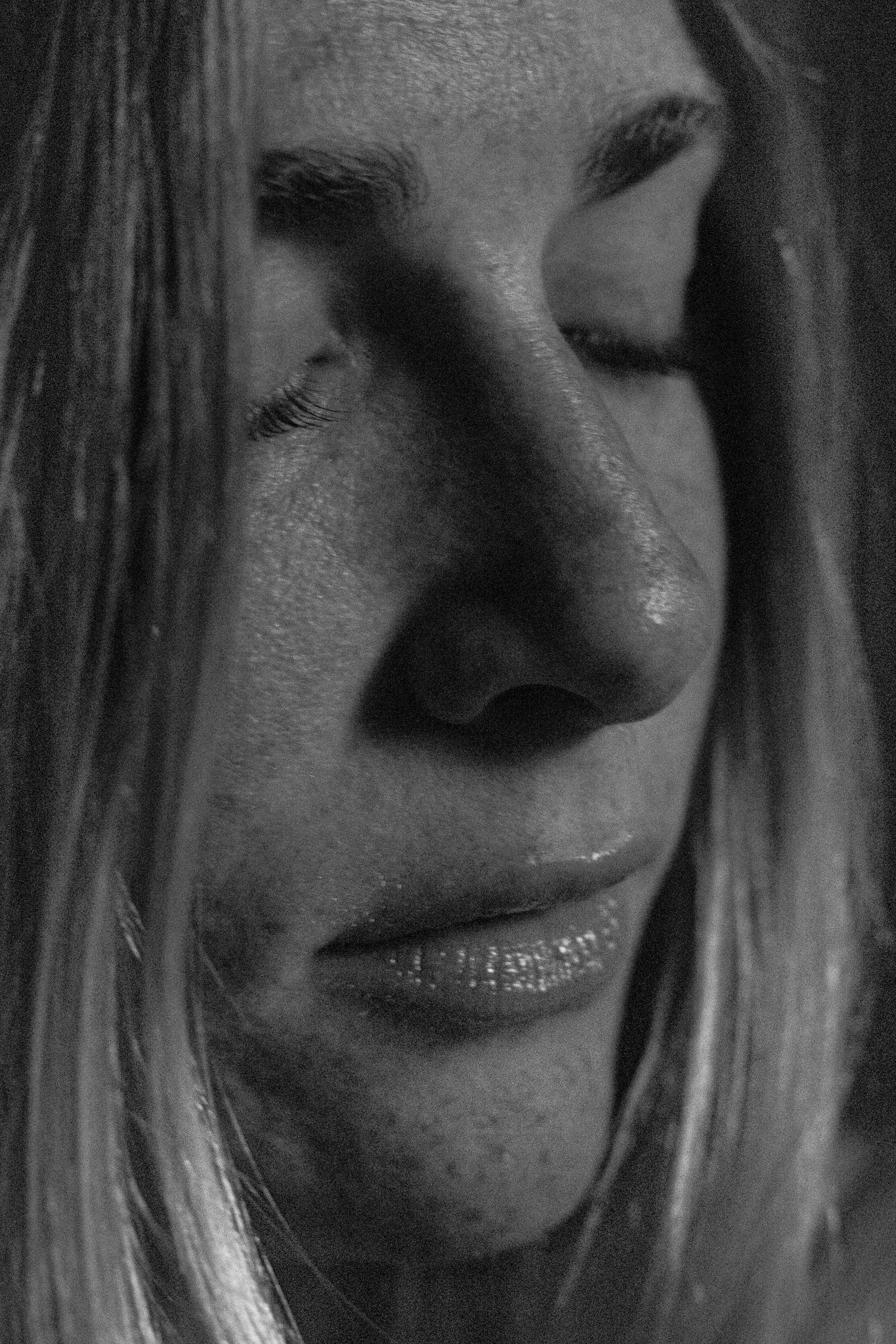 Close up of woman
