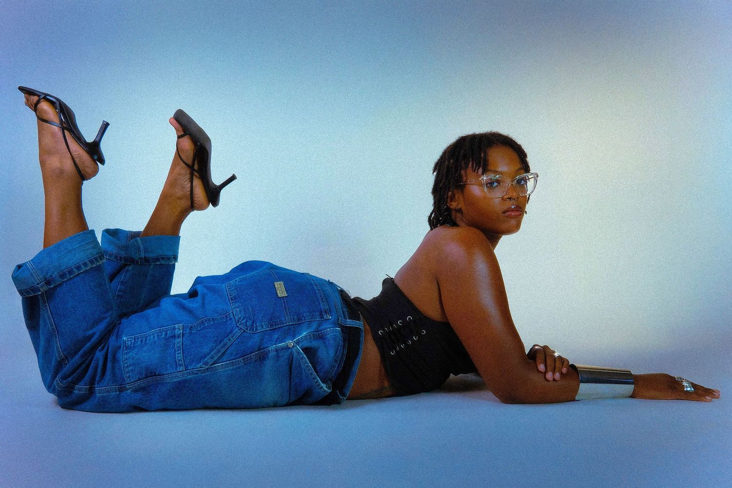 Woman laying down
