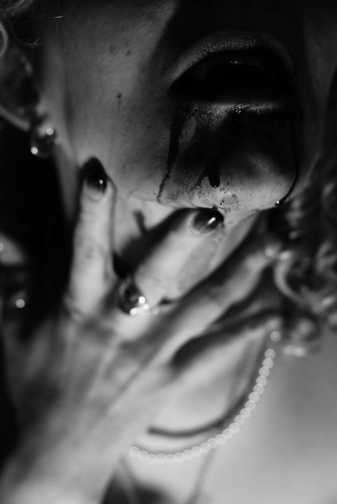 Vampire whipping blood