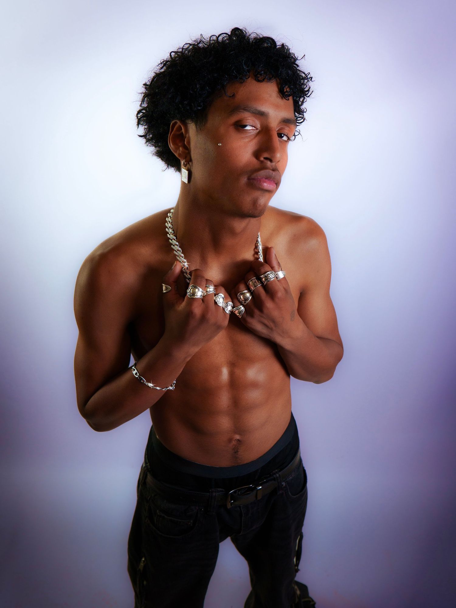 Man posing