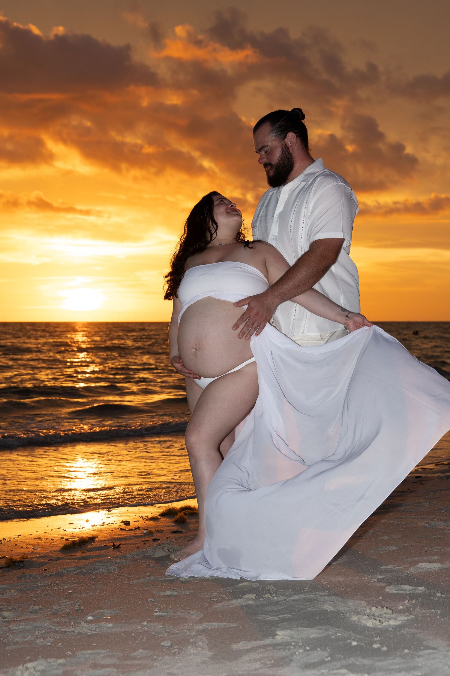Pregnancy and Sunset