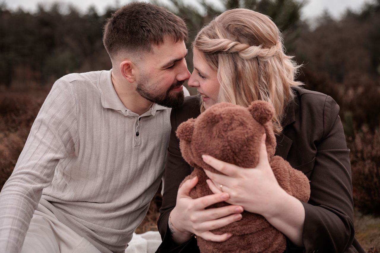 Fotoshoot met baby buiten in Bergen op Zoom