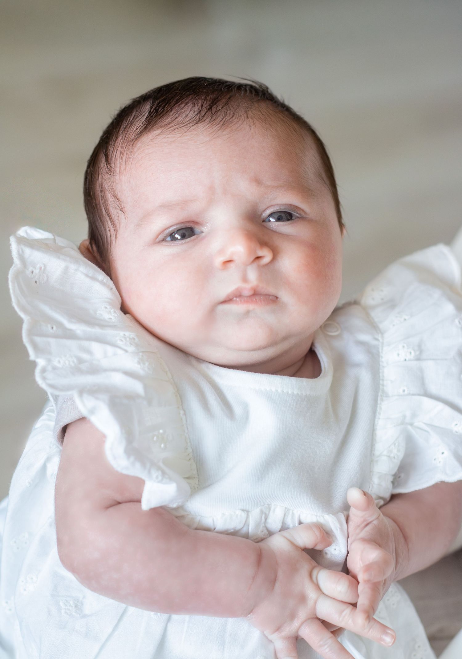 Een newborn tijdens een newbornshoot in Zuid-Holland,
