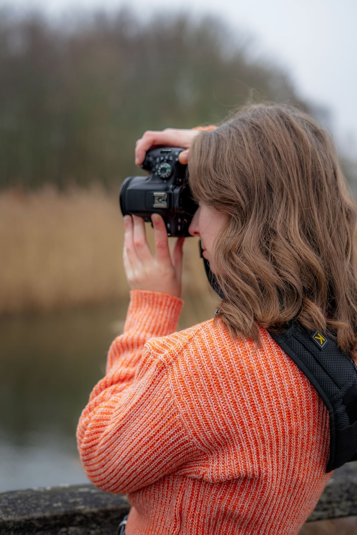 De fotograaf van Studio Kleine Verhalen in actie.