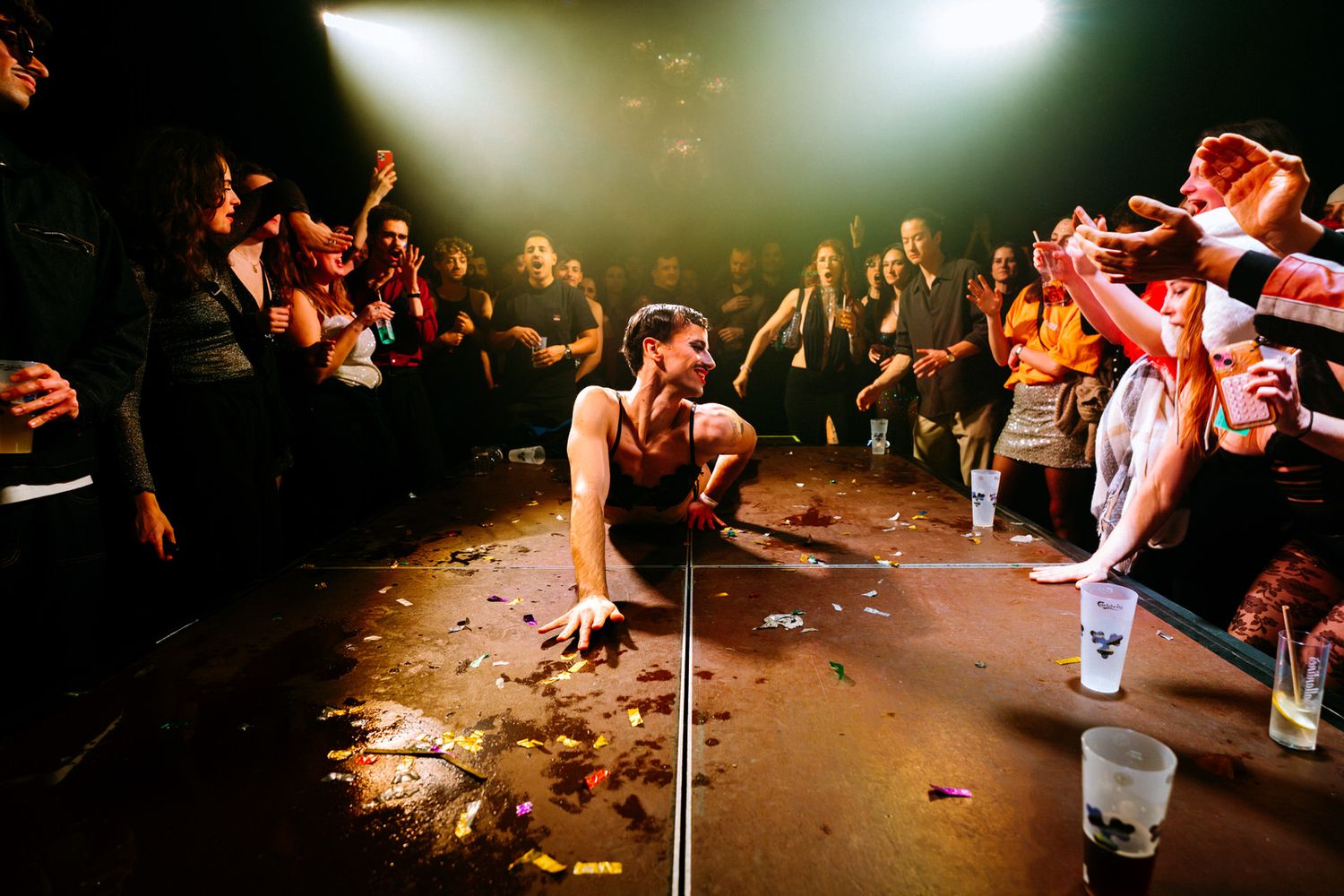 Dancing crowd at le sucre for Garçon Sauvage New Year Eve 2026 - Le Sucre