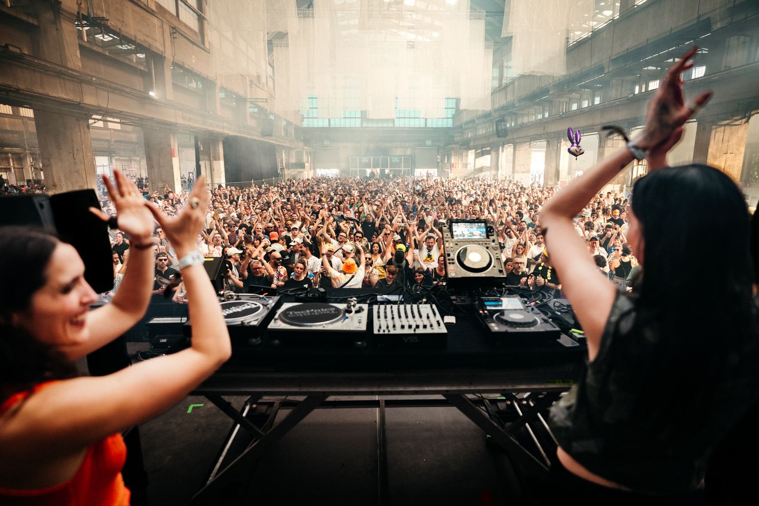Helena Hauff b2b Mell G at Nuits Sonores 2025
