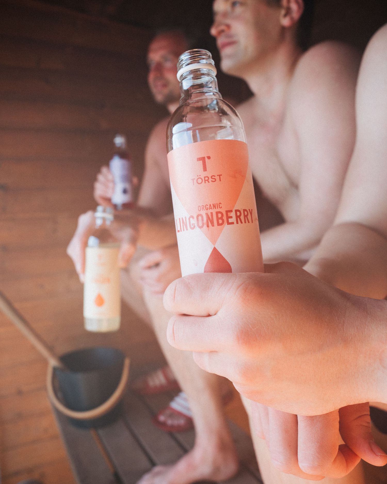 Törst Lingonberry drink commercial lifestyle photoshoot in Stockholm Sweden