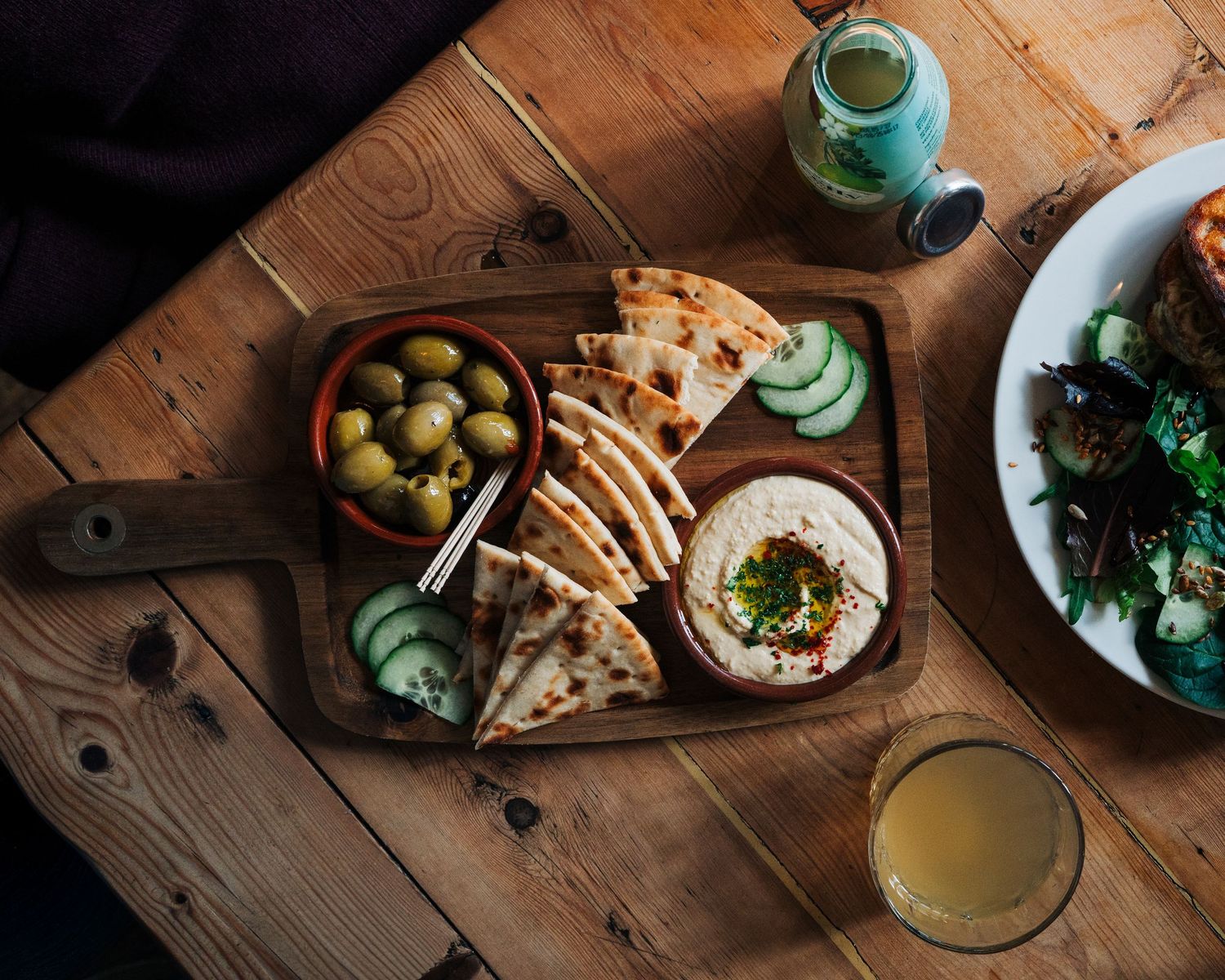Tapas board photographed for a cafe in Stockholm for social media photography