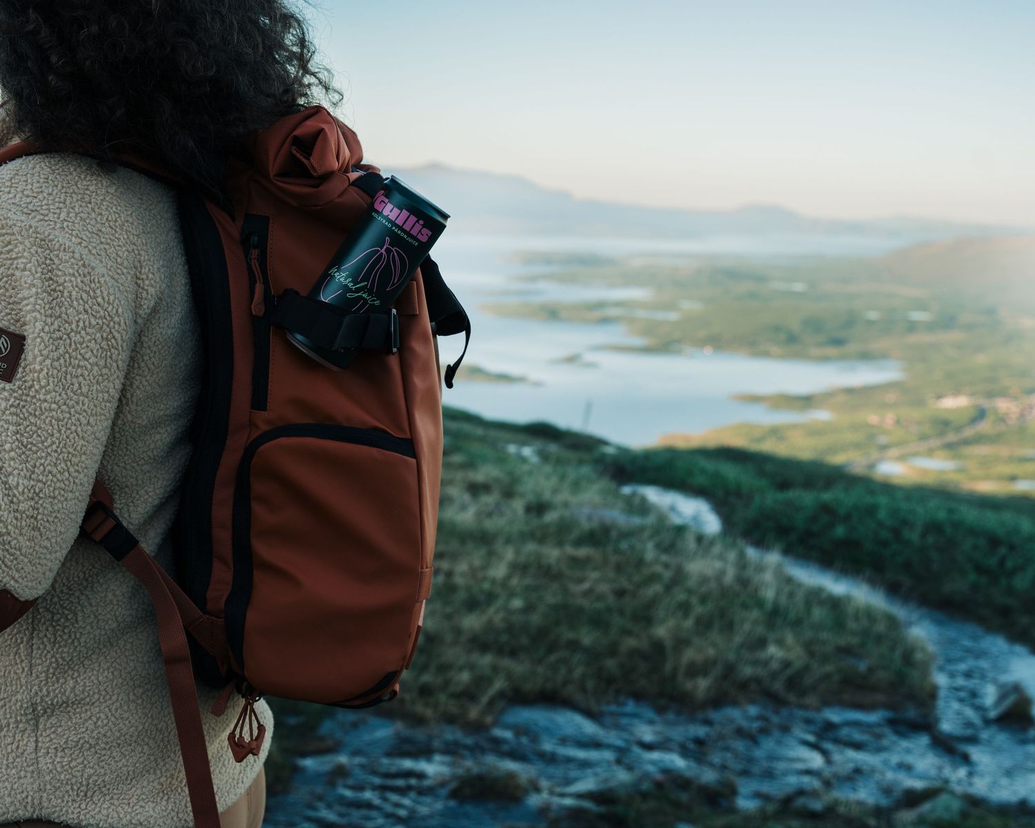 Commercial photoshoot and content creation for Gullis drinks at Abisko National Park in the midnight sun