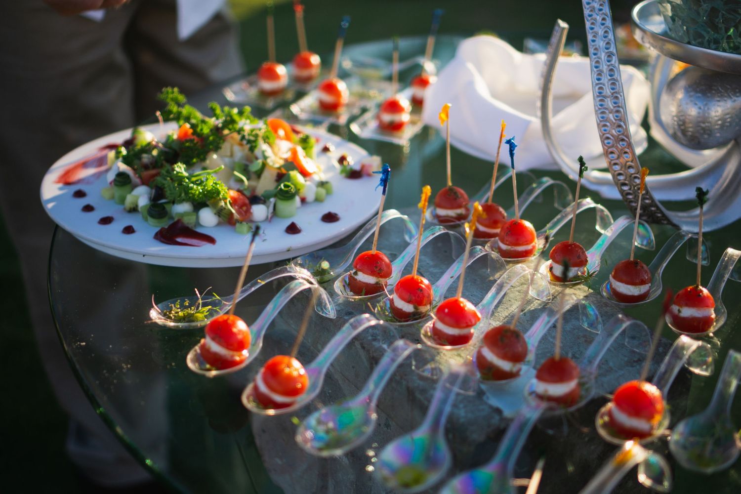 gastronomía de boda en la riviera maya