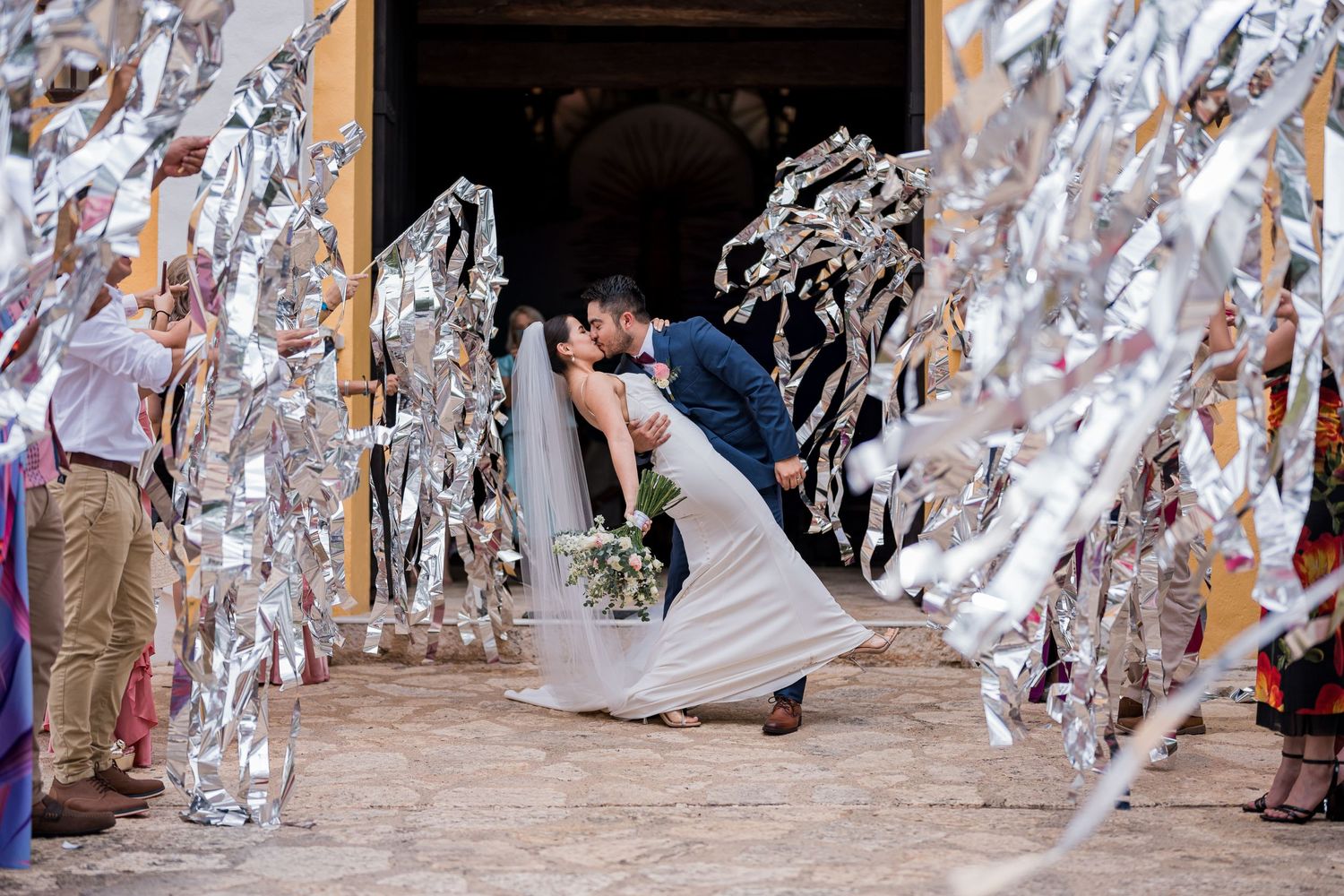 boda católica en capilla del parque Xcaret