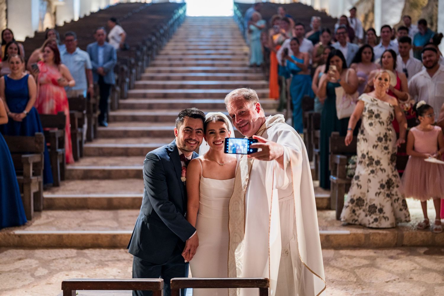 boda en capilla del parque Xcaret
