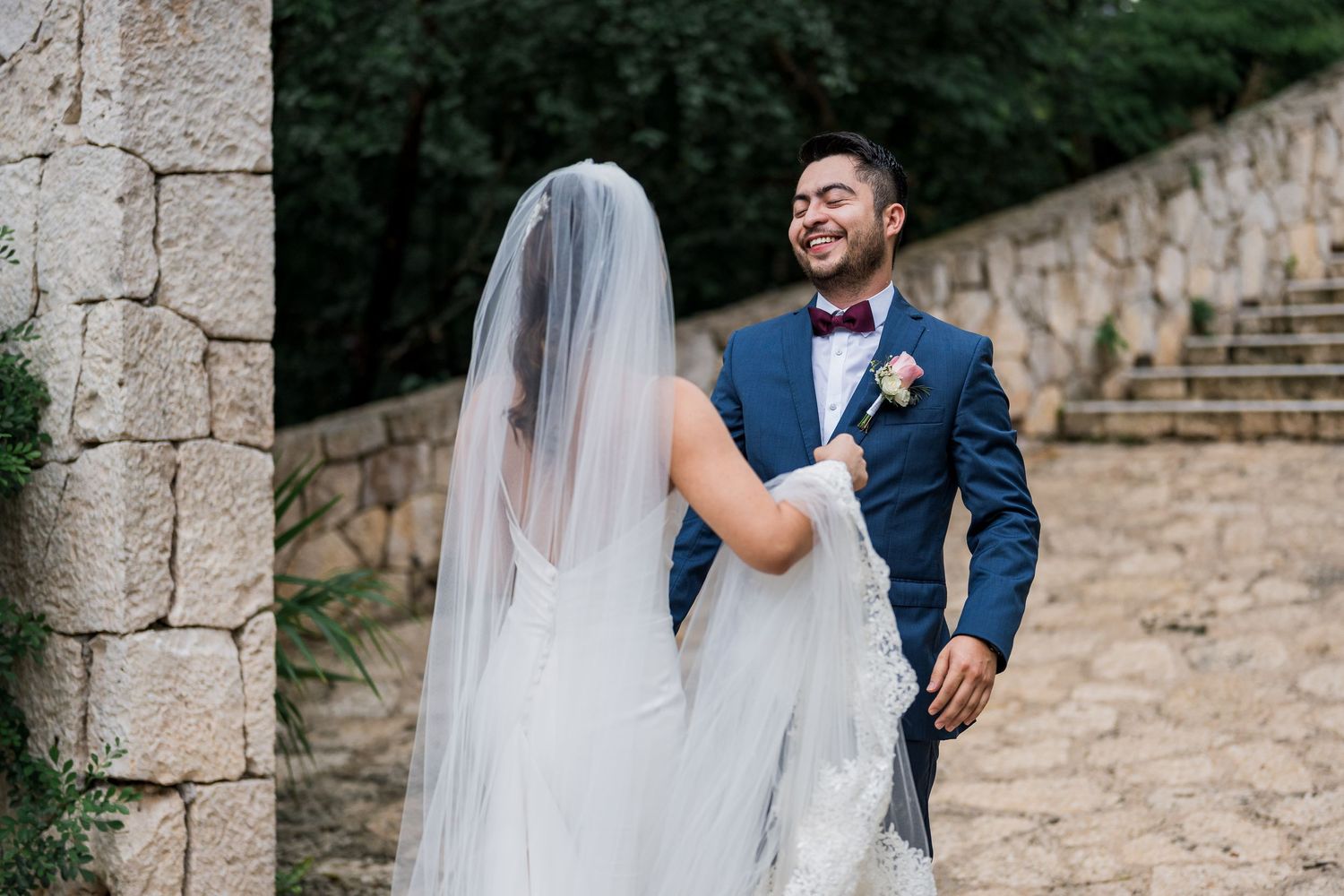 boda en hacienda parque Xcaret first look novios