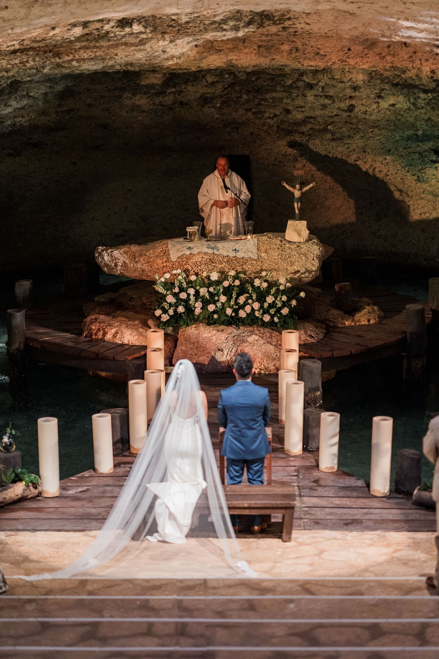boda en capilla del parque Xcaret