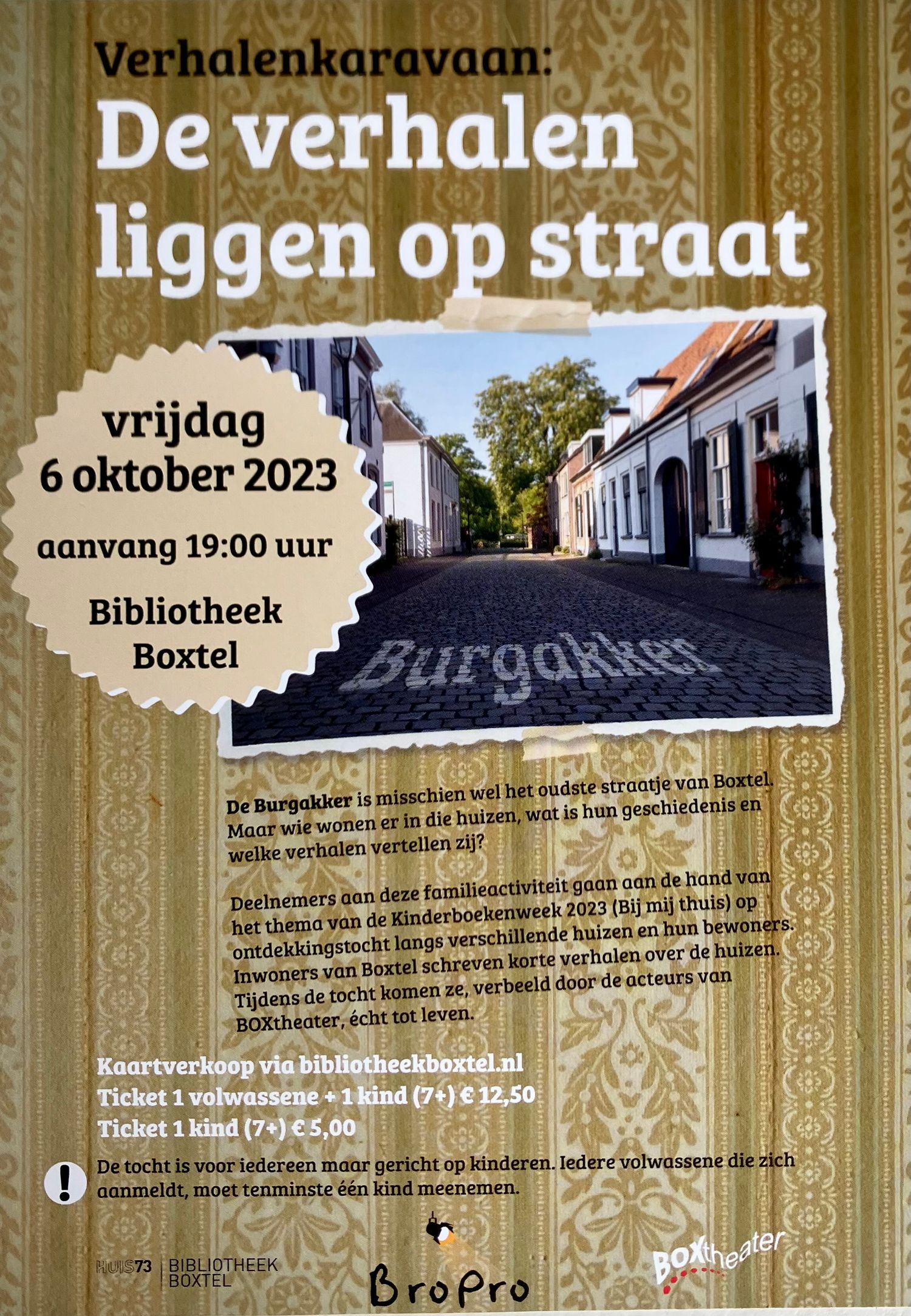De Verhalen liggen op straat. Editie Burgakker.