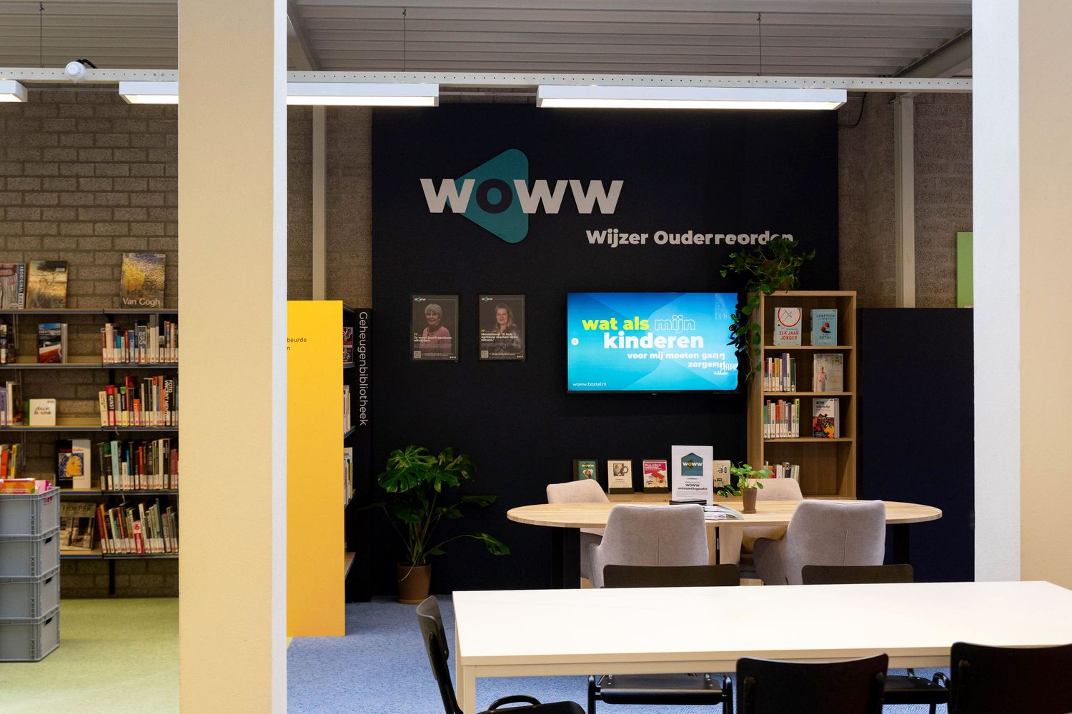 Foto uit serie voor opening van het WOWW inloopunt in Bibliotheek Boxtel - Karin van de Laar Fotografie in opdracht