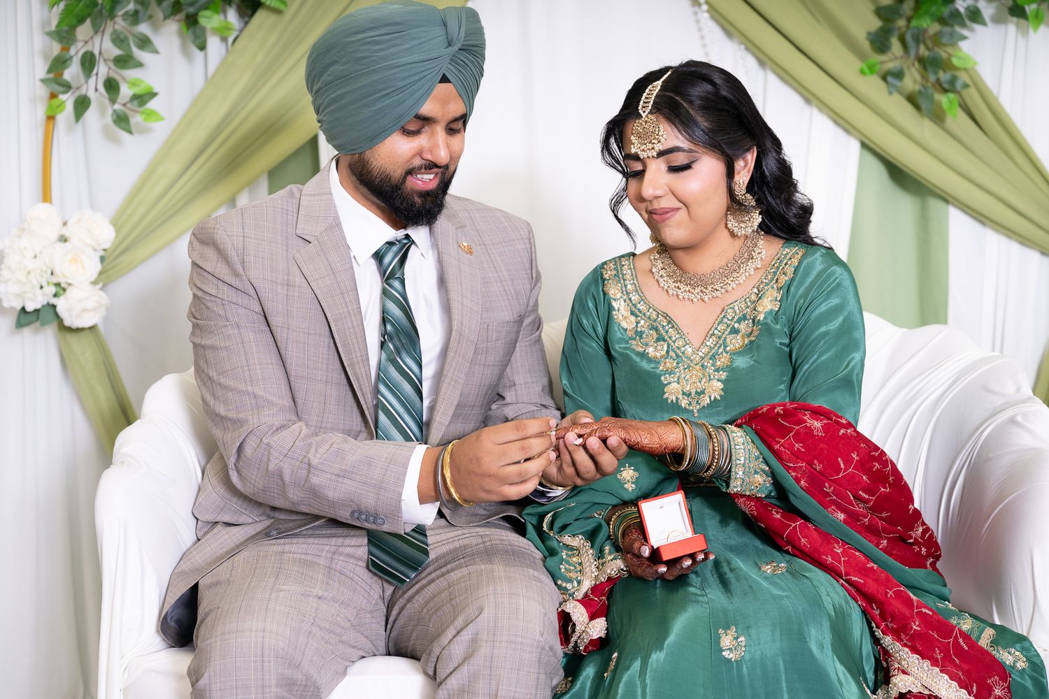 wedding photo shoot engagement roka ceremony