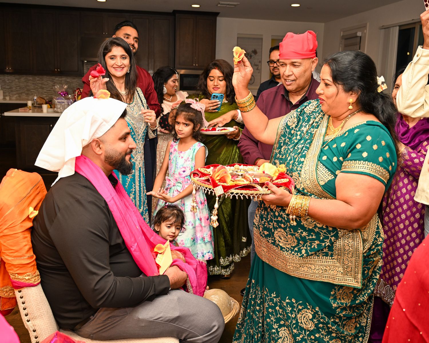 engagement roka ceremony photo shoot