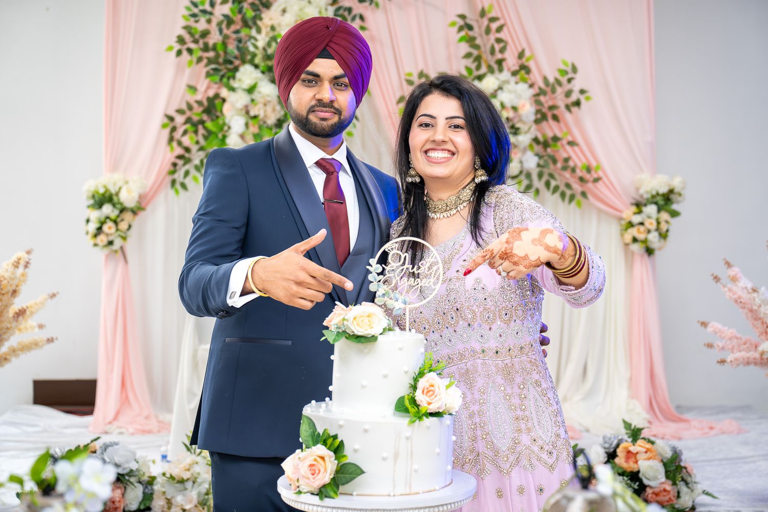 wedding photo shoot engagement roka ceremony