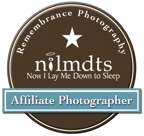 Collection of professional photography membership and certification badges in brown tones.