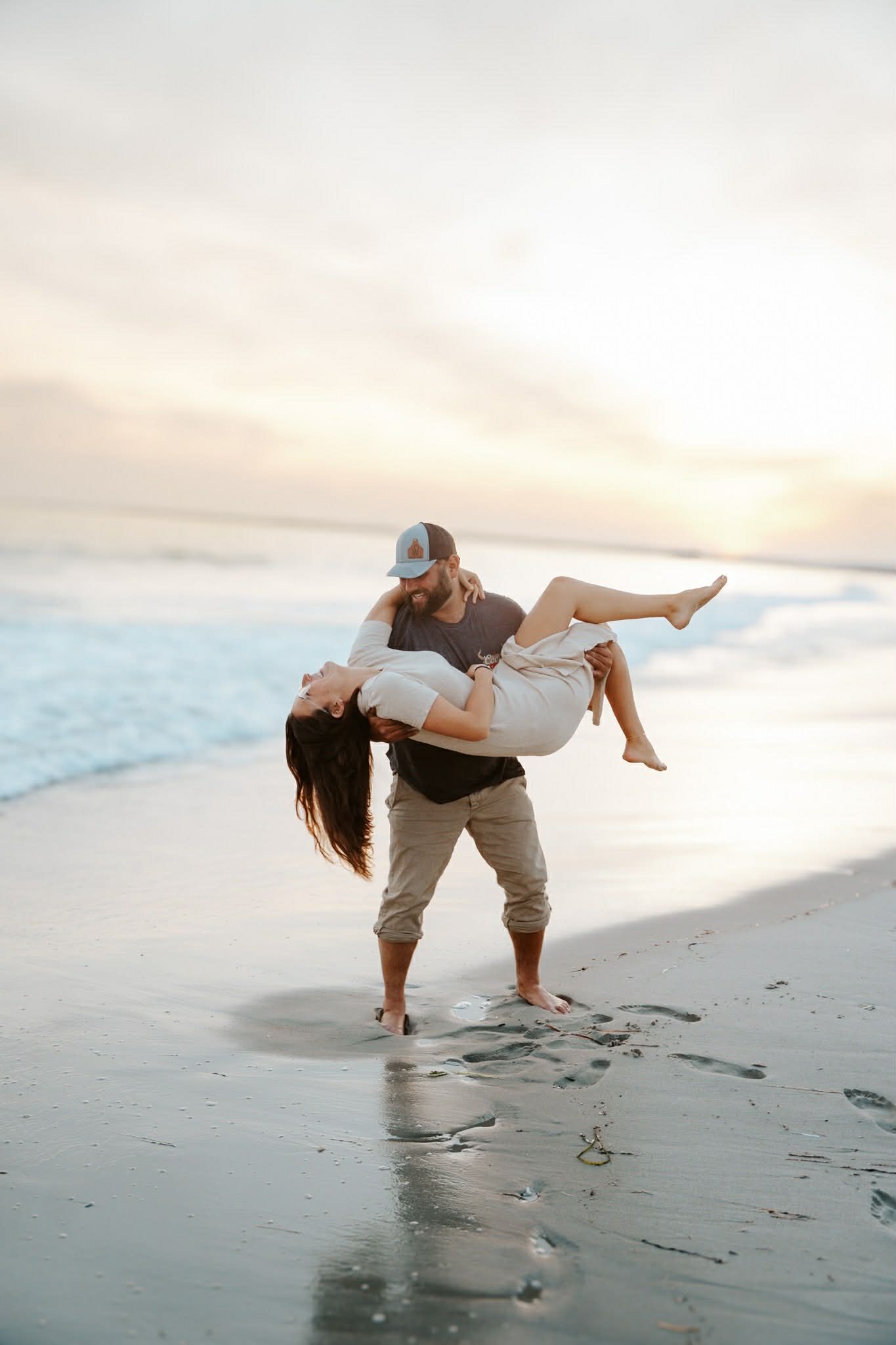 Engagement session photography at Horseneck Beach Westport MA