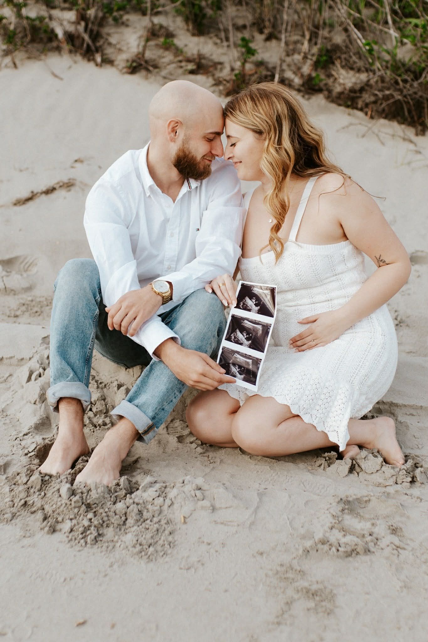 Maternity photography pregnancy announcement photos.