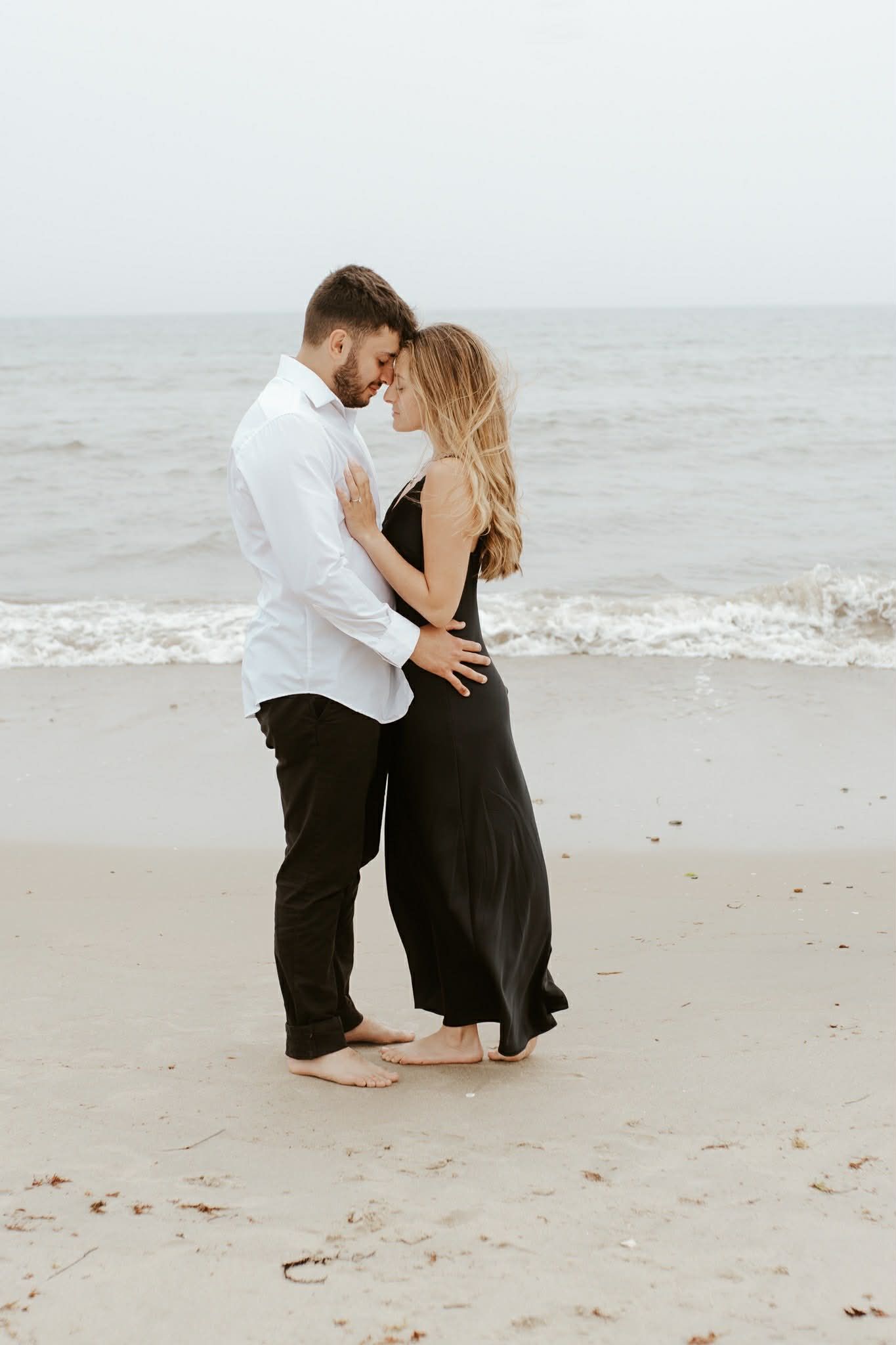Couple photography beach engagement photography