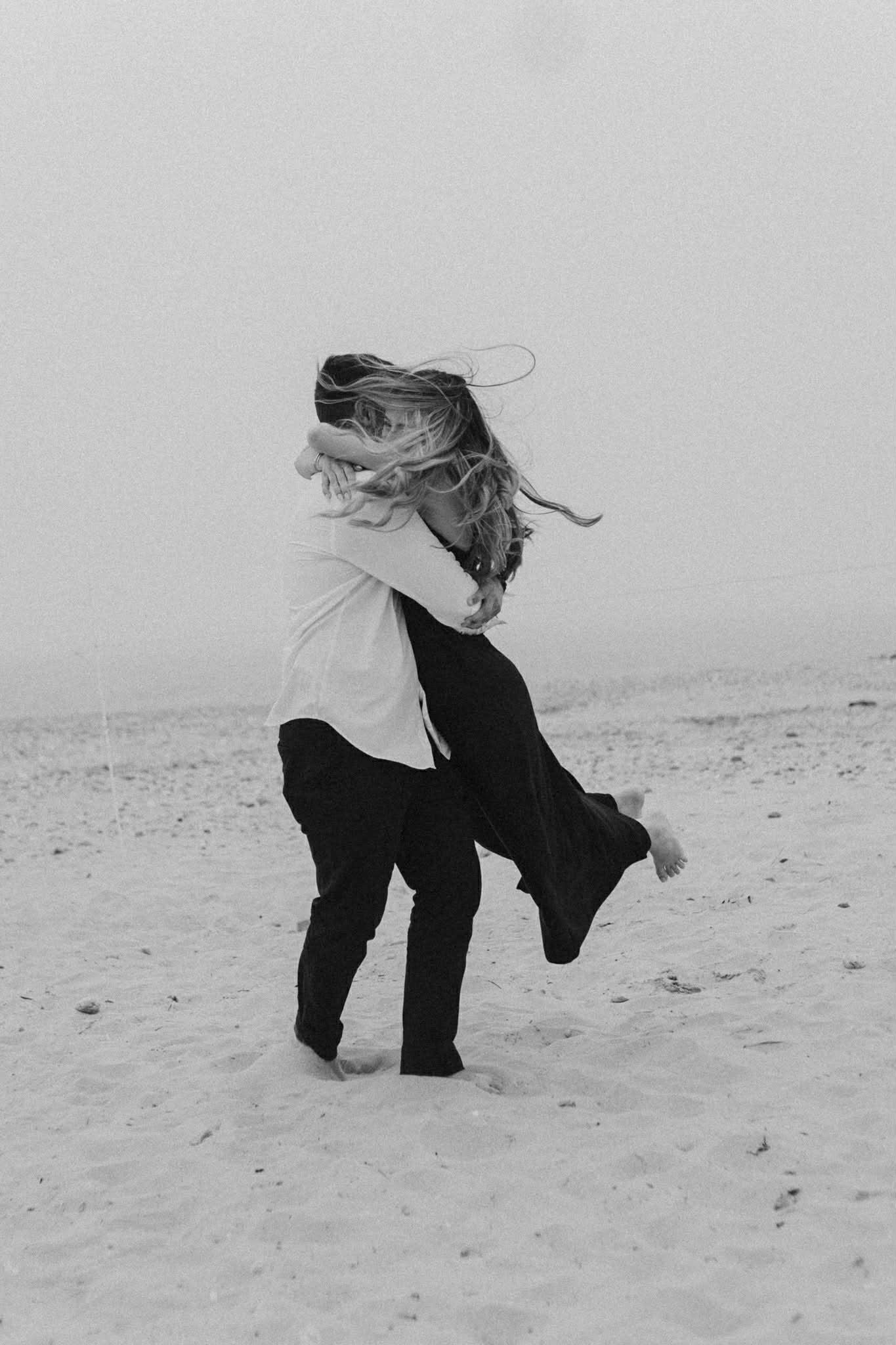 Couple photography. black and white soft and romantic.