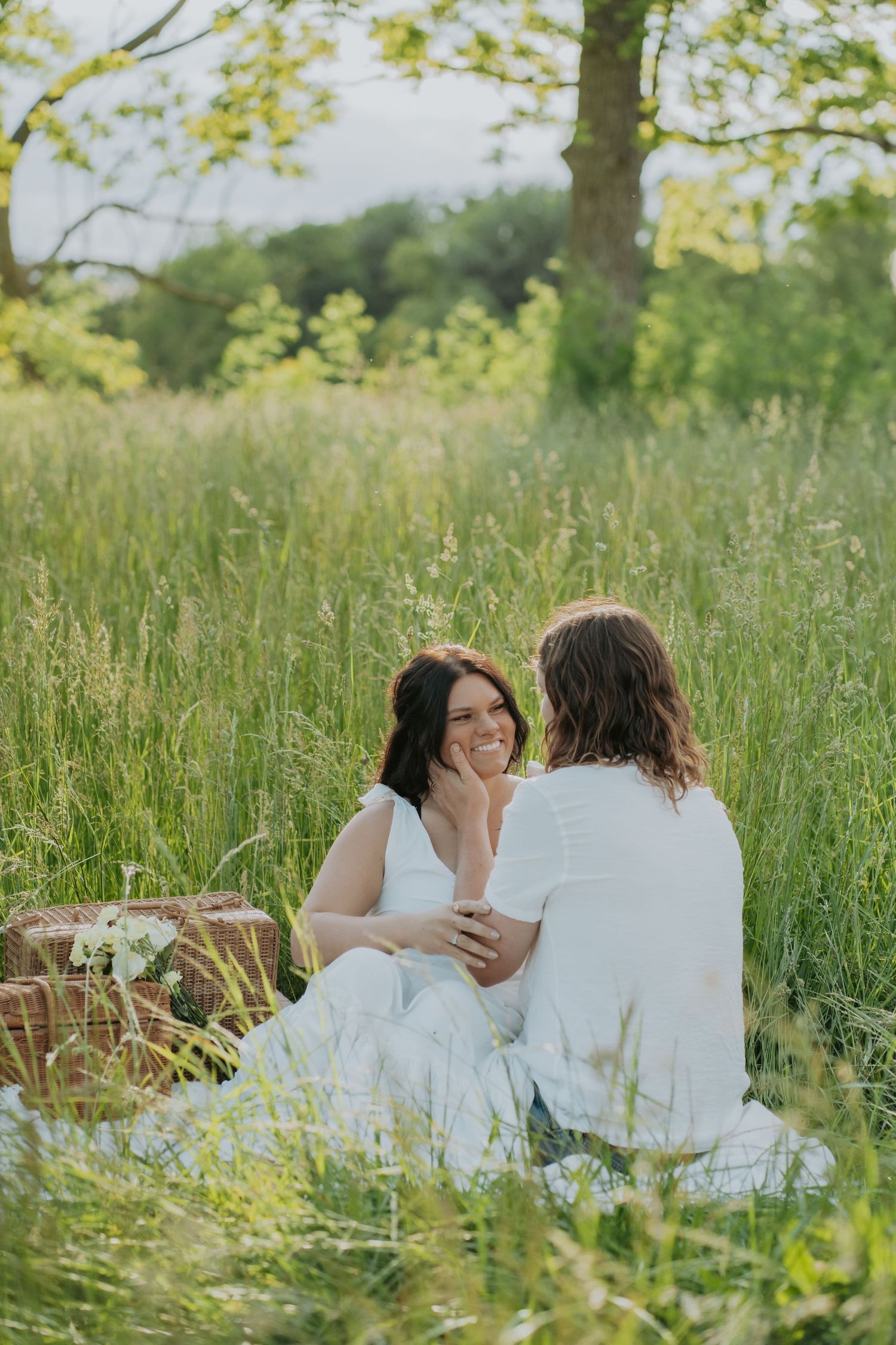 Couple Photography / Engagement photography session at Private Property Camden Indiana