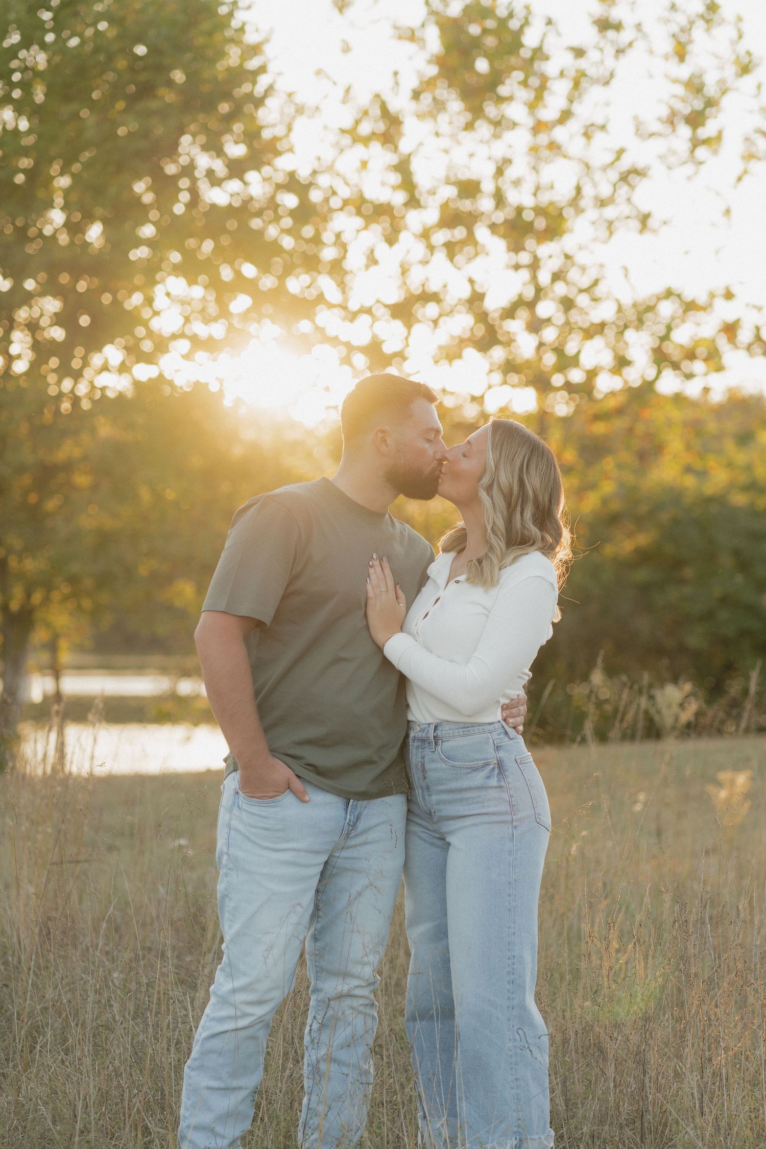 Couple Photography / Engagement photography session at Fairfield Lakes Lafayette Indiana