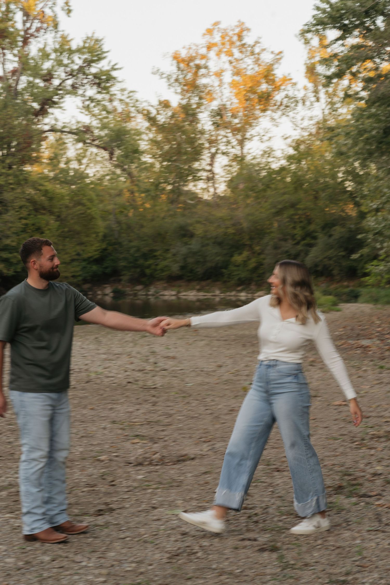 Couple Photography / Engagement photography session at Fairfield Lakes Lafayette Indiana