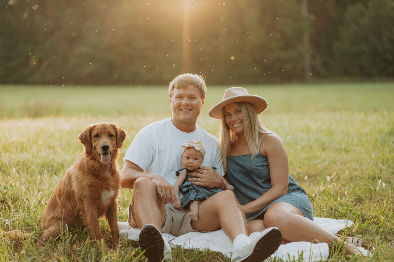 Family photography session on private property in Cutler, Indiana