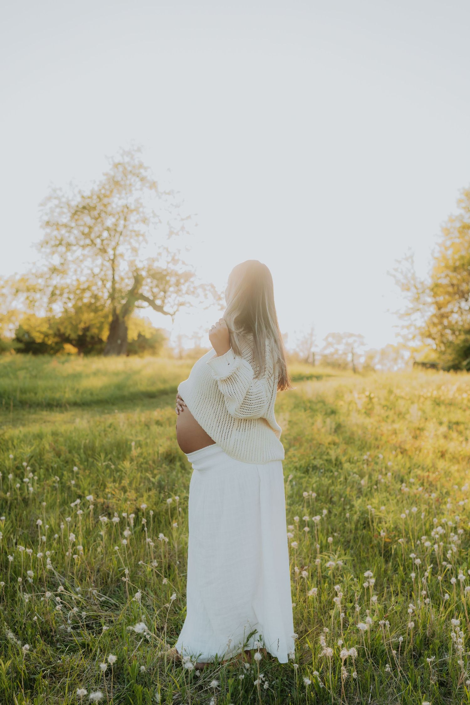 Maternity photography session on private property in Lafayette, Indiana