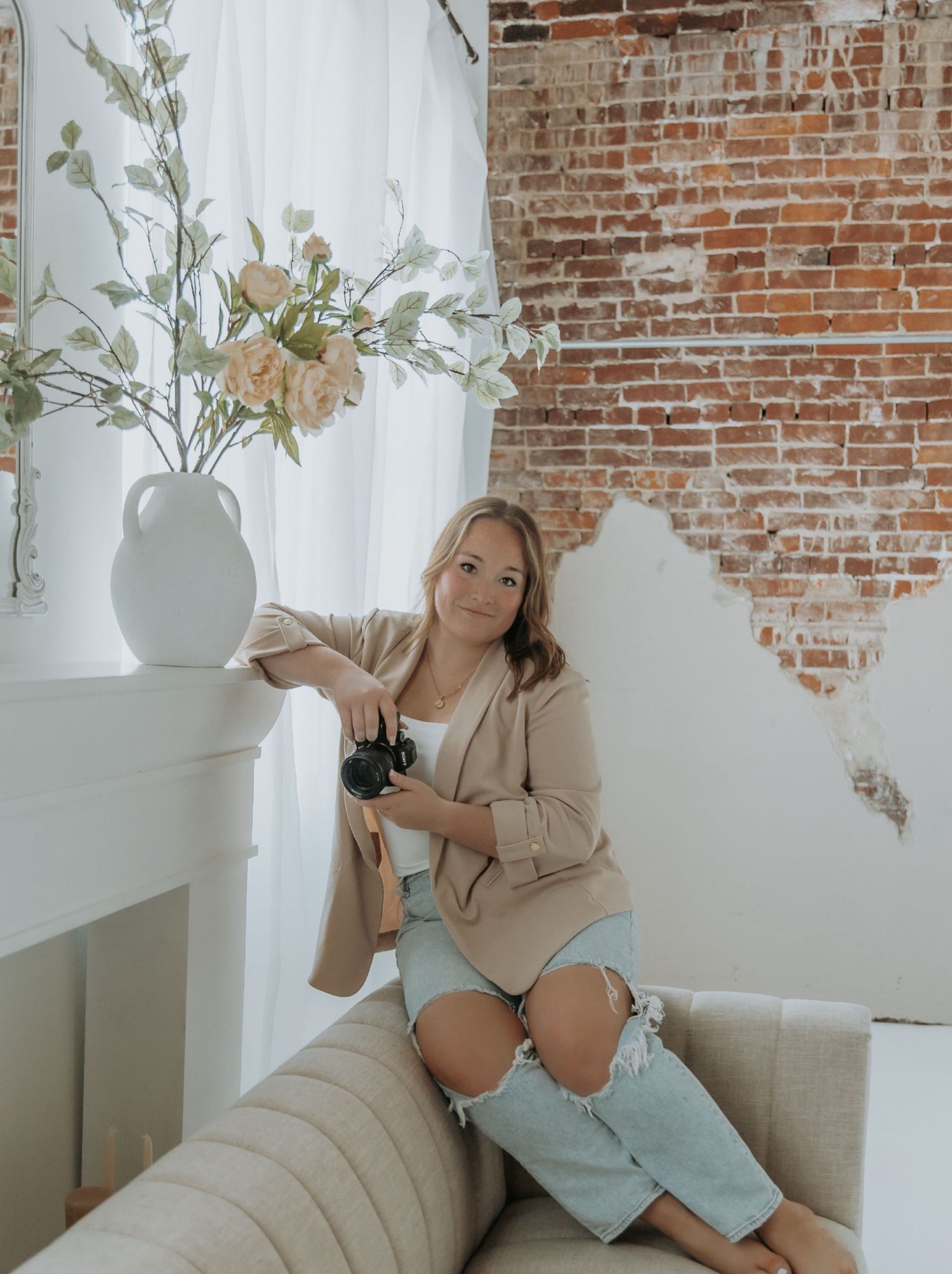 Photographer self portrait - Katey Roth Photography in Indiana