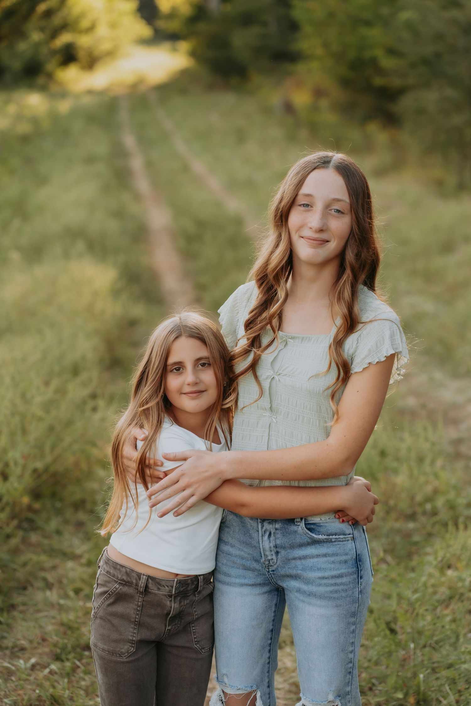 Family photography session at private property of photographer in Camden, Indiana