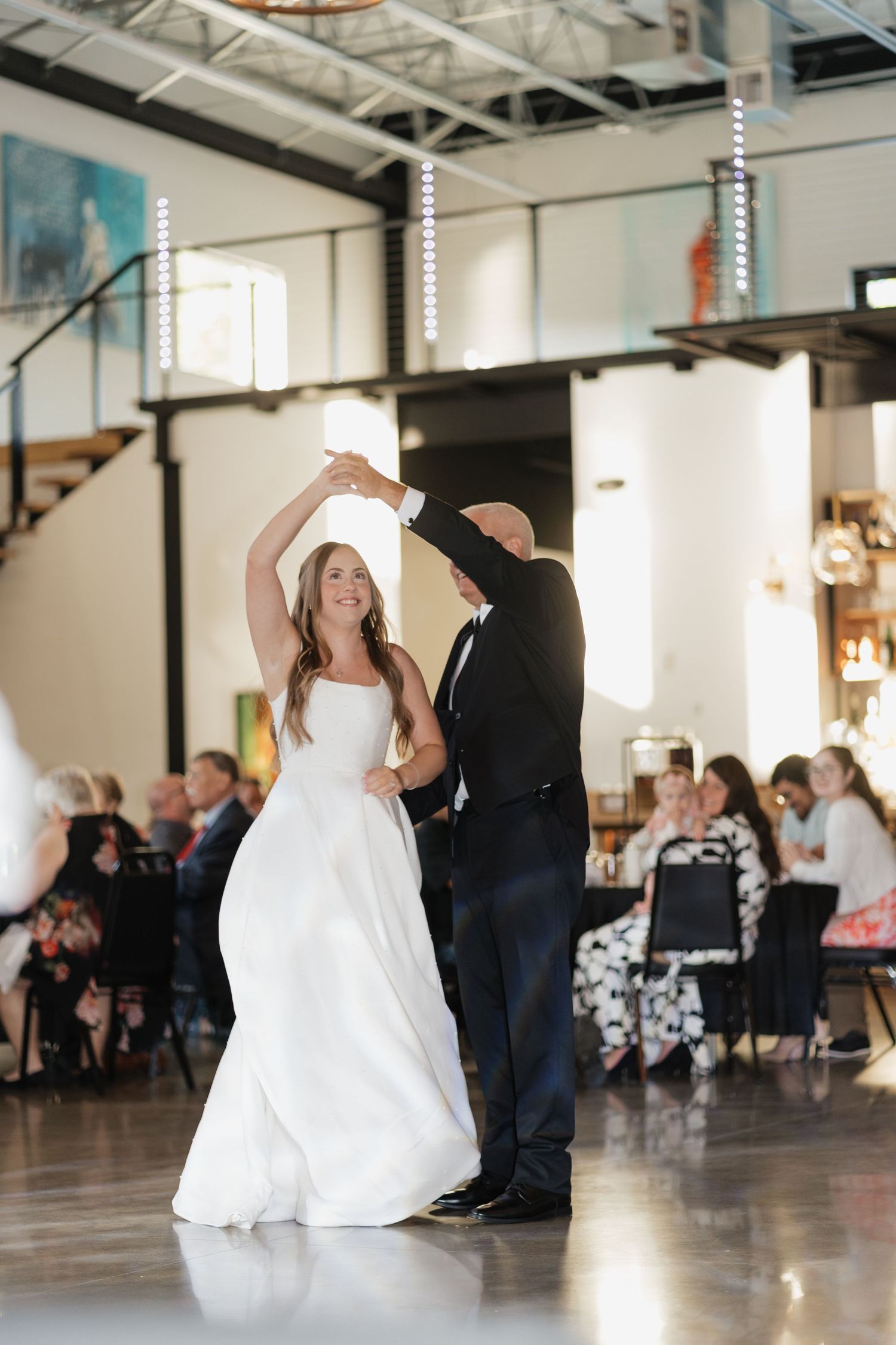 Wedding photographer in Delphi, Indiana capturing bride getting ready moments at The Vibrant, Logansport Indiana