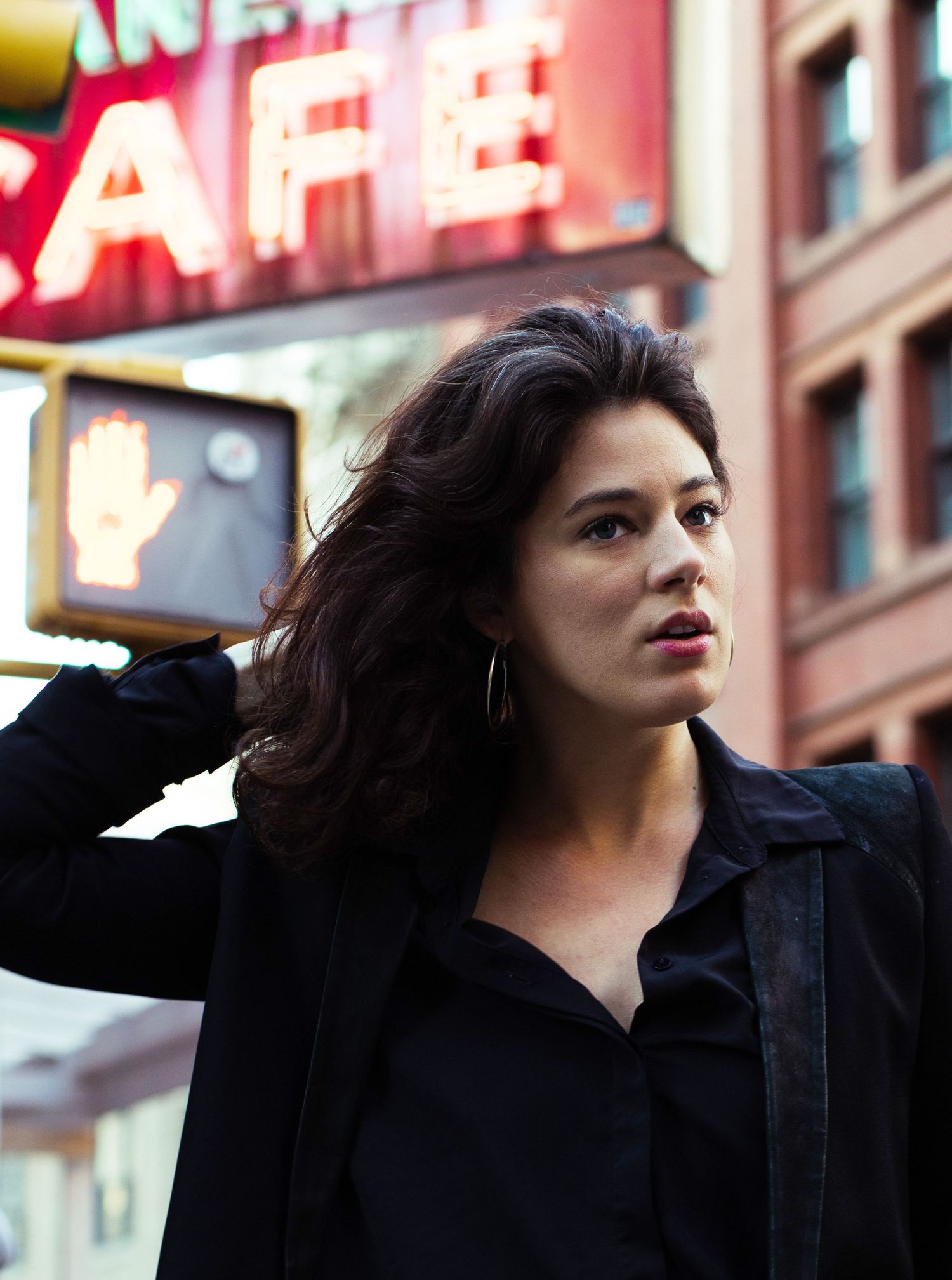 Model portfolio headshot in NYC — natural and expressive portrait for professional use.