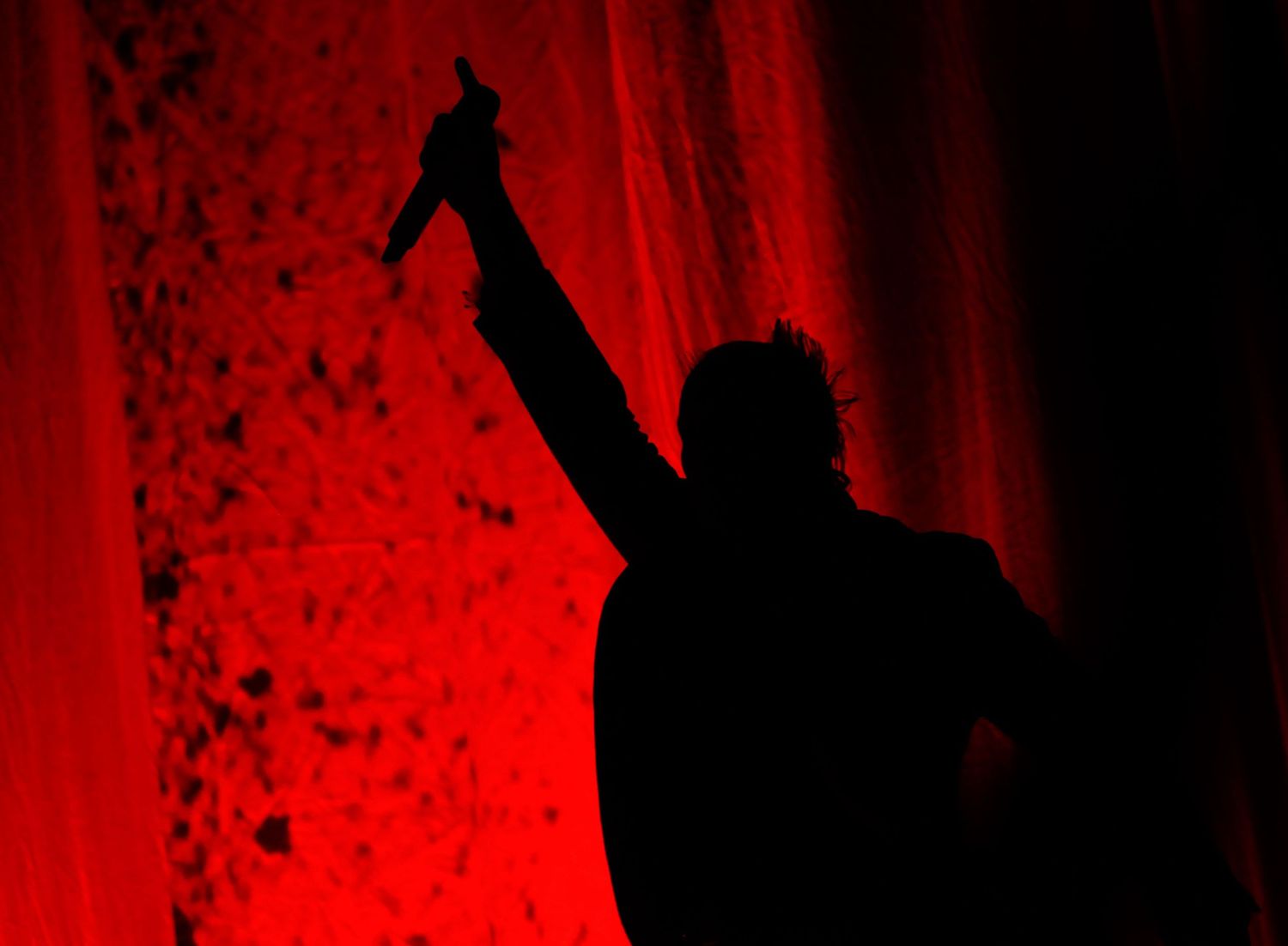 The Prodigy performing live in New York City — high-energy concert photo capturing electronic music intensity and stage power.