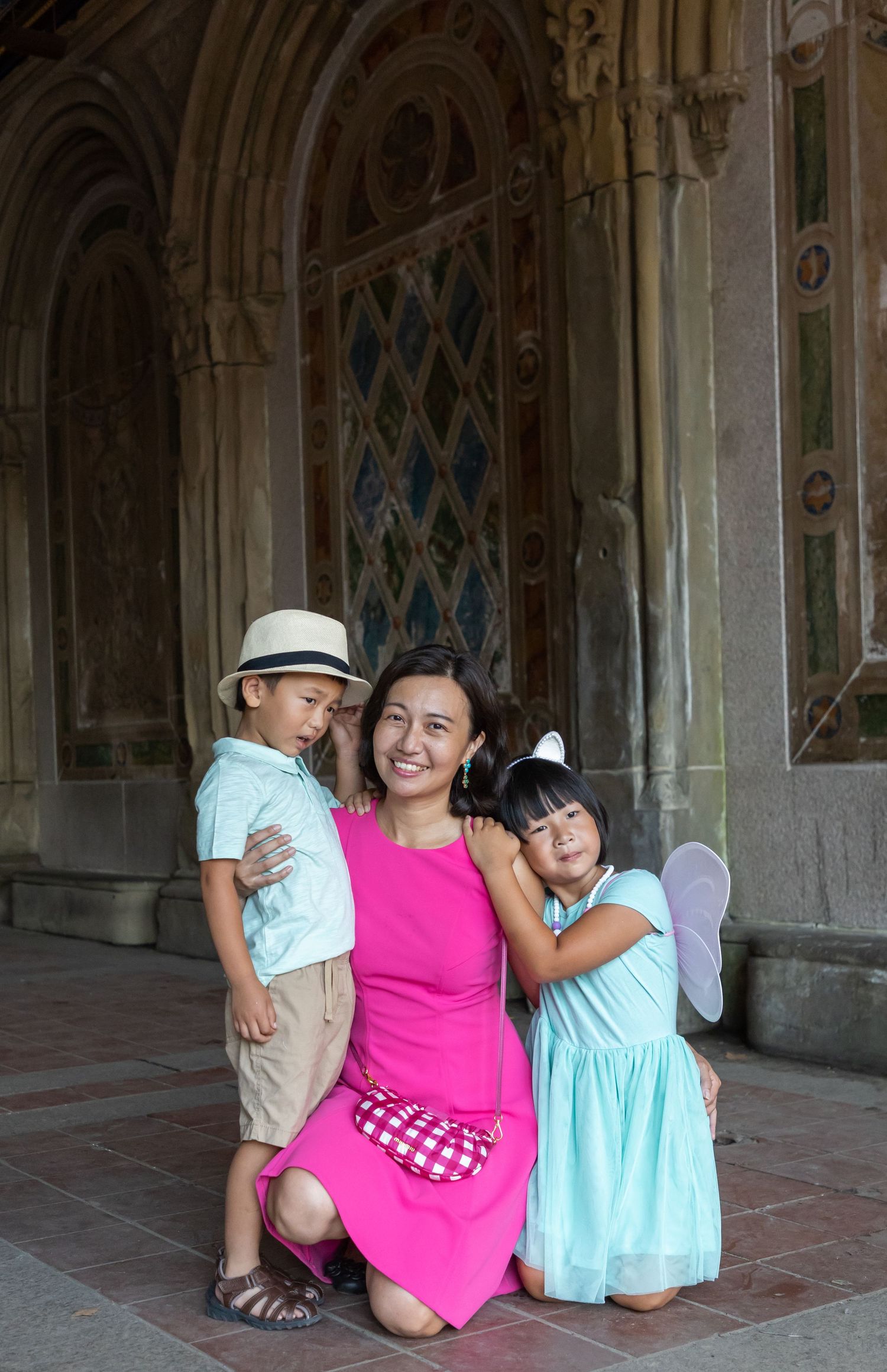 Natural light family portraits captured in Central Park, New York — emotional and timeless moments.