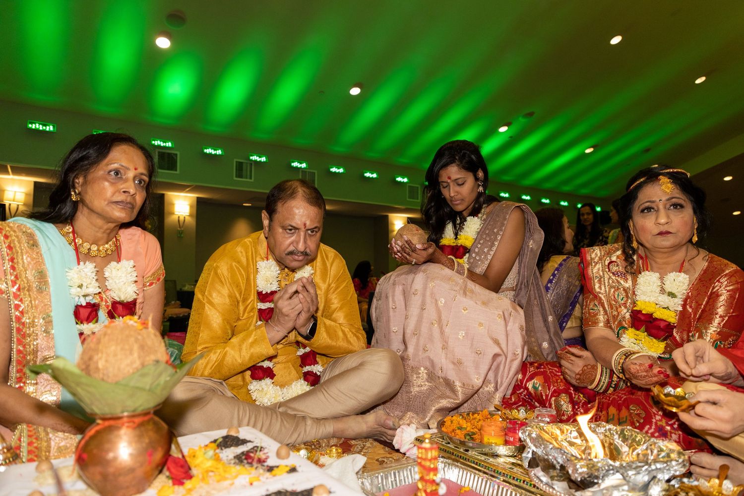 Luxury Indian wedding photography in NYC and Jersey City, featuring a professional portrait of a bride and groom.