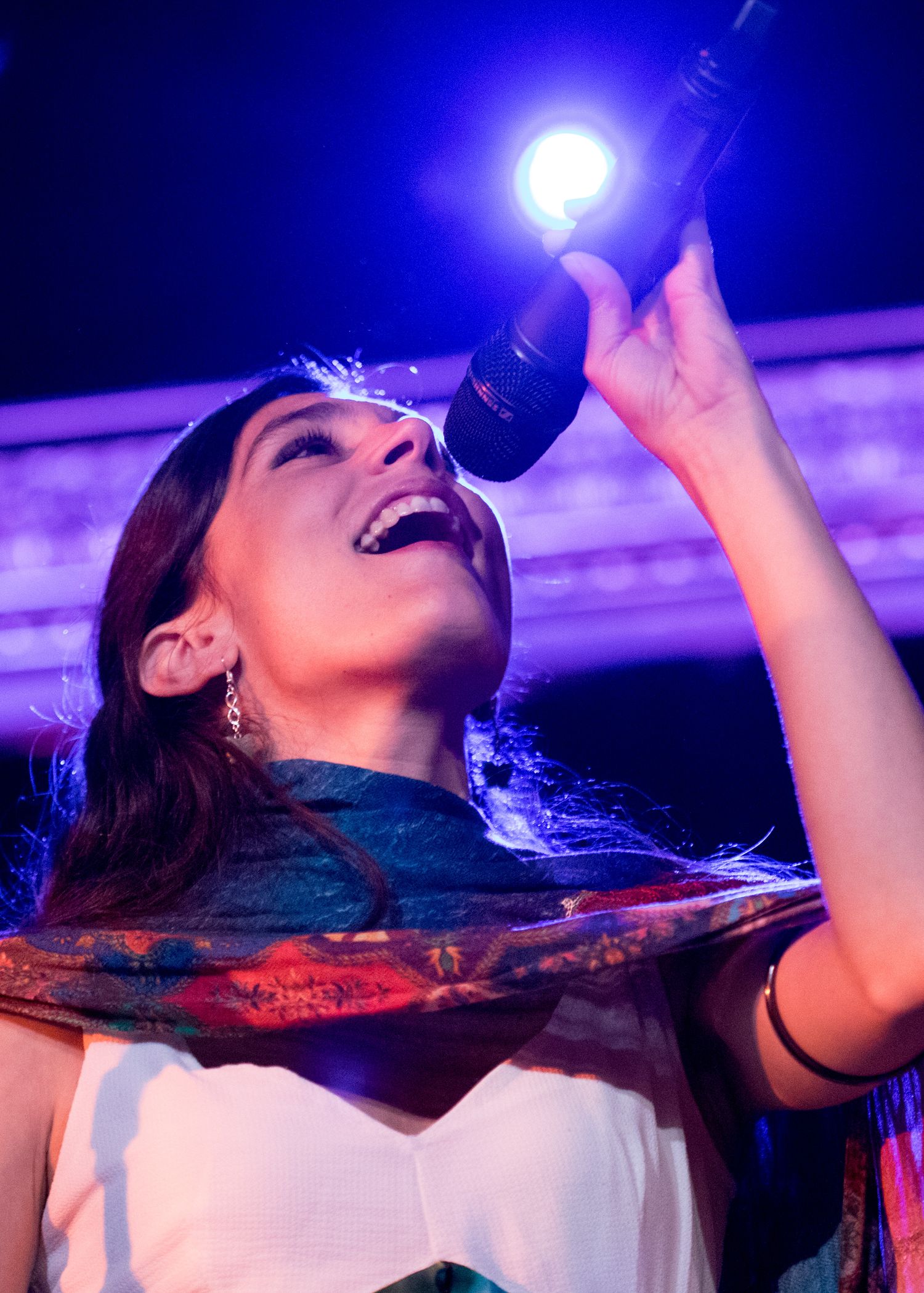 Barcelona Gipsy Klezmer Orchestra performing live in New York City — vibrant concert photo capturing multicultural music fusion.