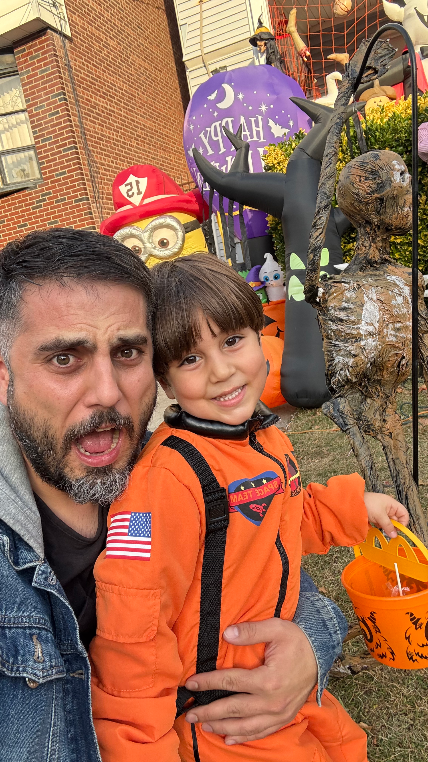 NYC Photographer Ben Bulent Doruk enjoying time with his son.