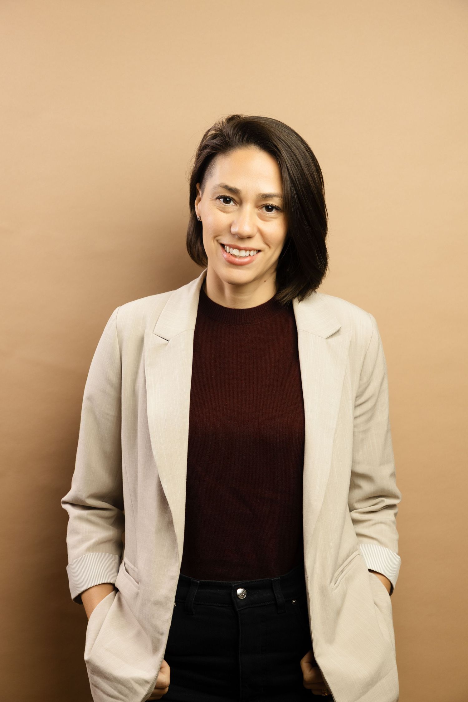 Executive business headshot for corporate professional in New York City.