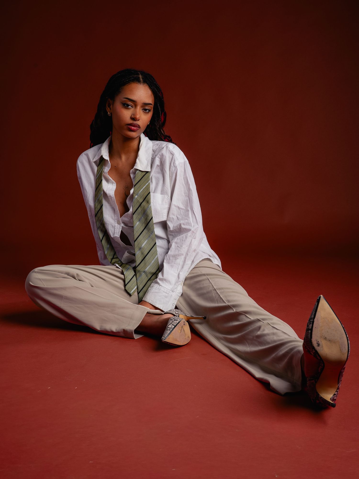 portrait studio femme bordeaux